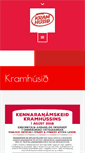 Mobile Screenshot of kramhusid.is